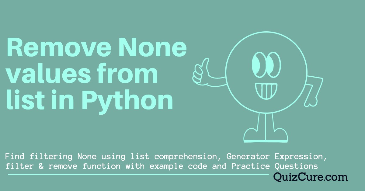 Remove None from list in Python