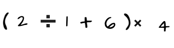 Correct the equation by using given numbers and symbols